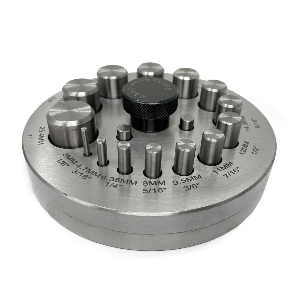 Round Disc Cutter Set of 14 (3mm - 25.4mm)