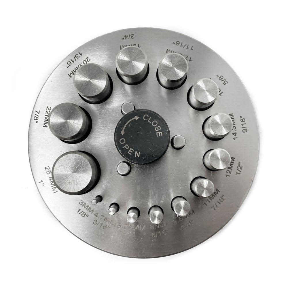 Round Disc Cutter Set of 14 (3mm - 25.4mm)