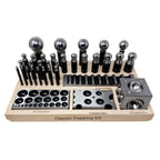 Classic Dapping Kit with 29 Punches and 4 Blocks