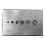 Jeweller's Shot Plate - 6 Flower Design Sizes