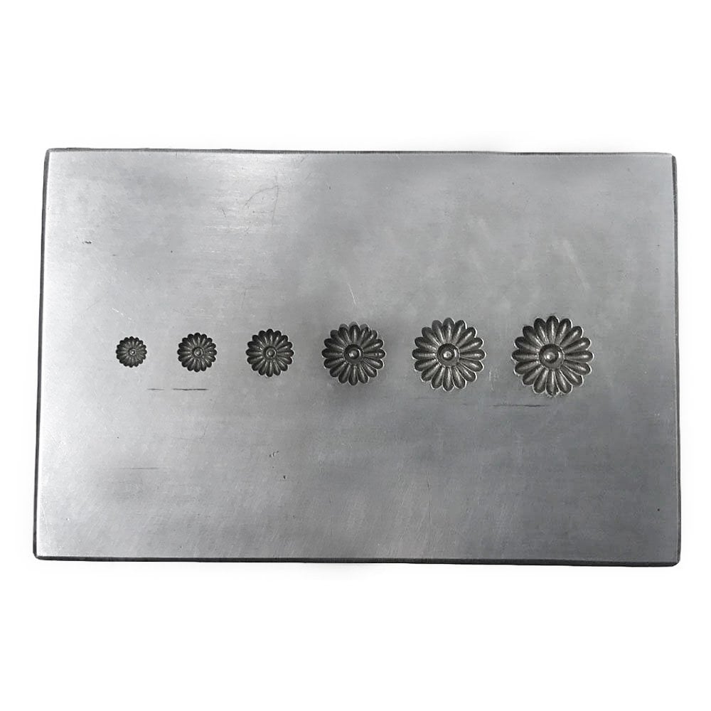 Jeweller's Shot Plate - 6 Flower Design Sizes