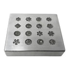 Jeweller's Shot Plate - 16 Flower Designs