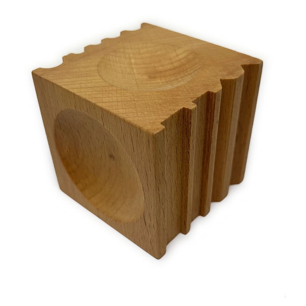 70mm Wooden Dapping Cube