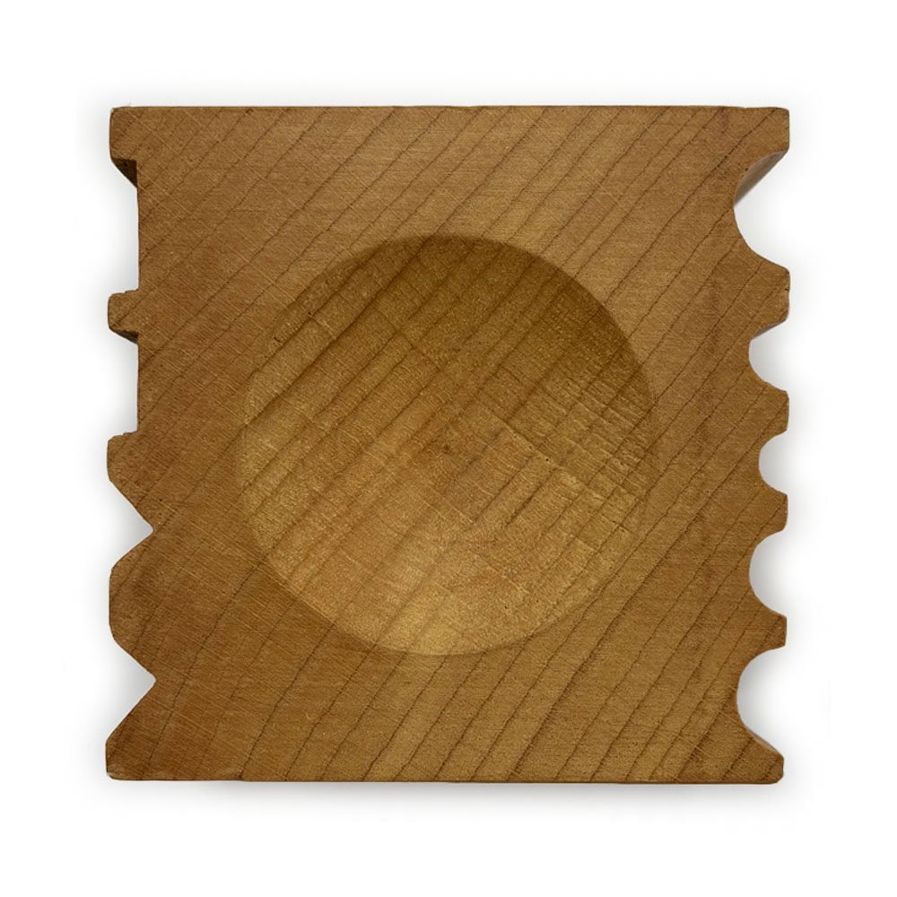 70mm Wooden Dapping Cube