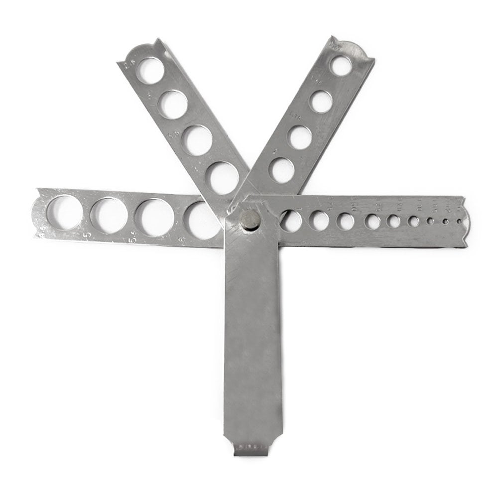Diamond & Stone Folding Fan Gauge
