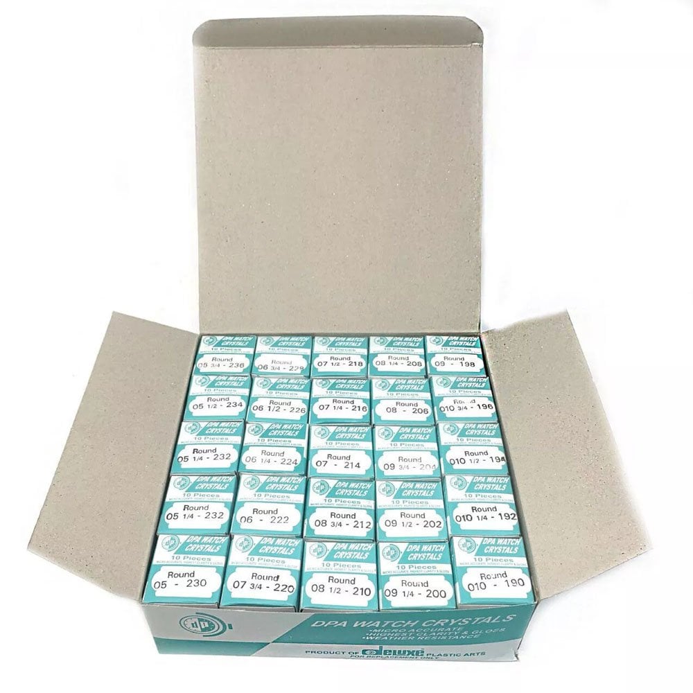 250 Pieces of Low Domed Glass - 19.0-23.6mm