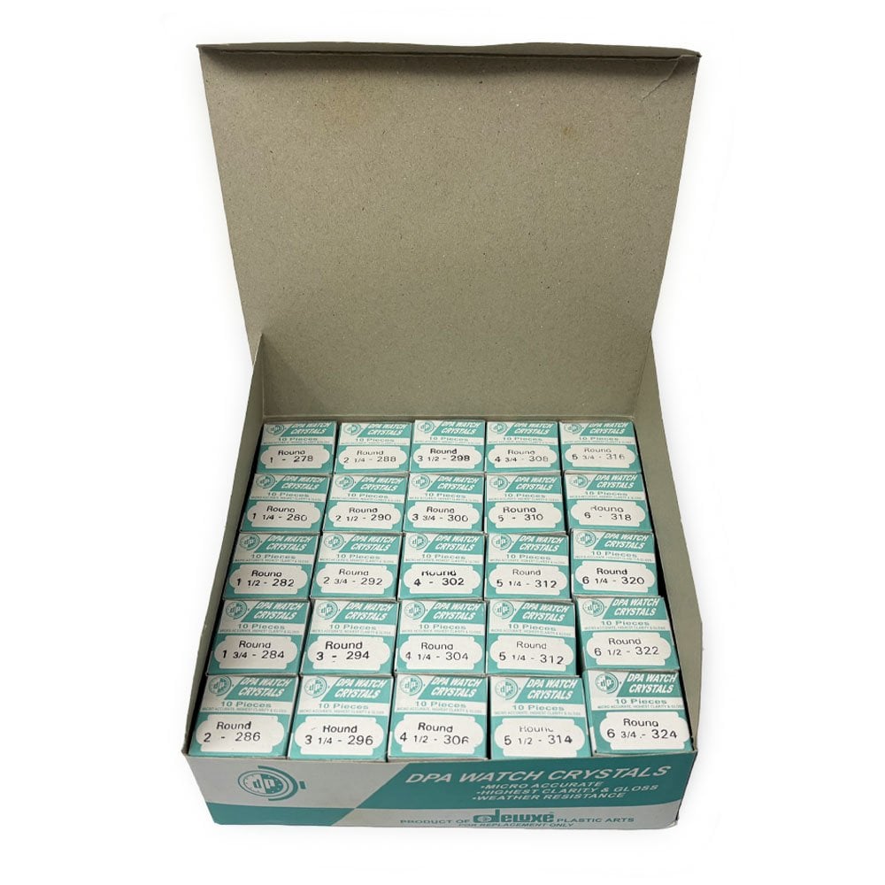 250 Pieces of Low Domed Glass - 27.8-32.4mm