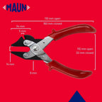 Maun Side Cutter Parallel Plier With Comfort Grips 160mm