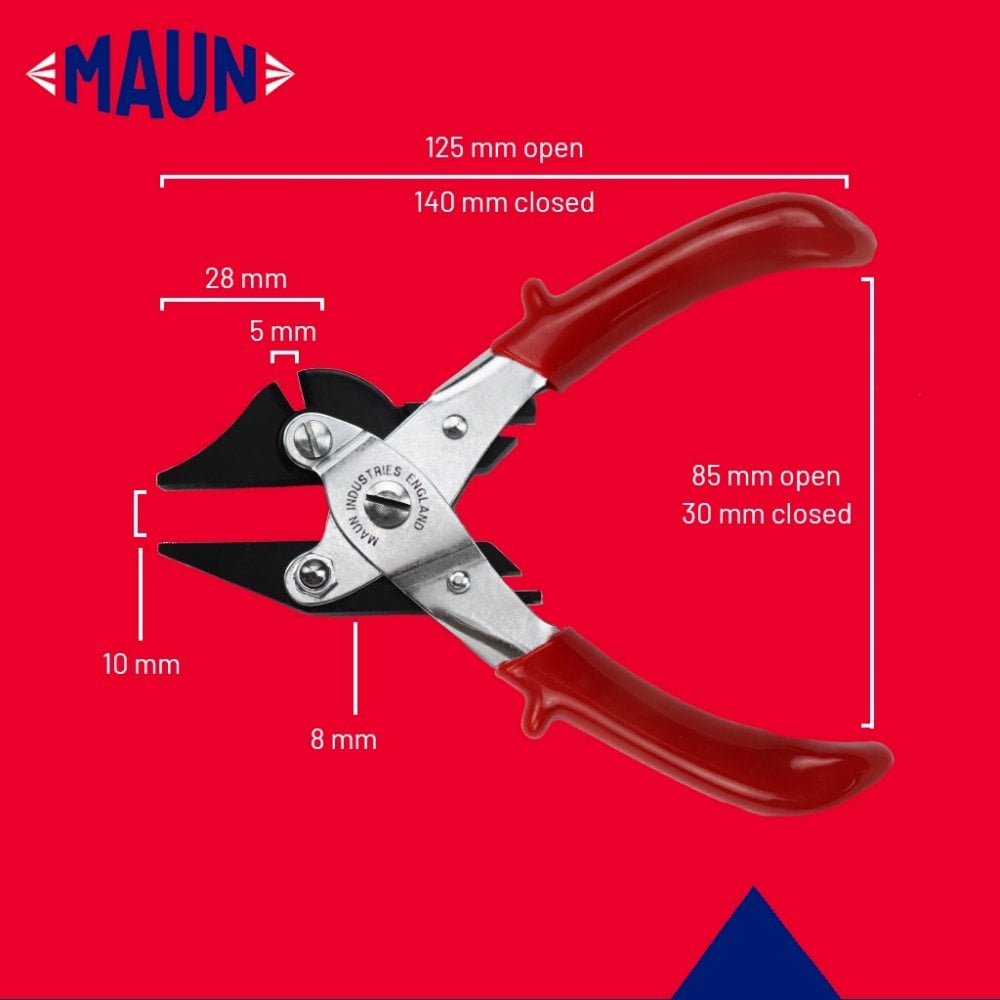 Maun Side Cutting Parallel Plier With Comfort Grips 140mm
