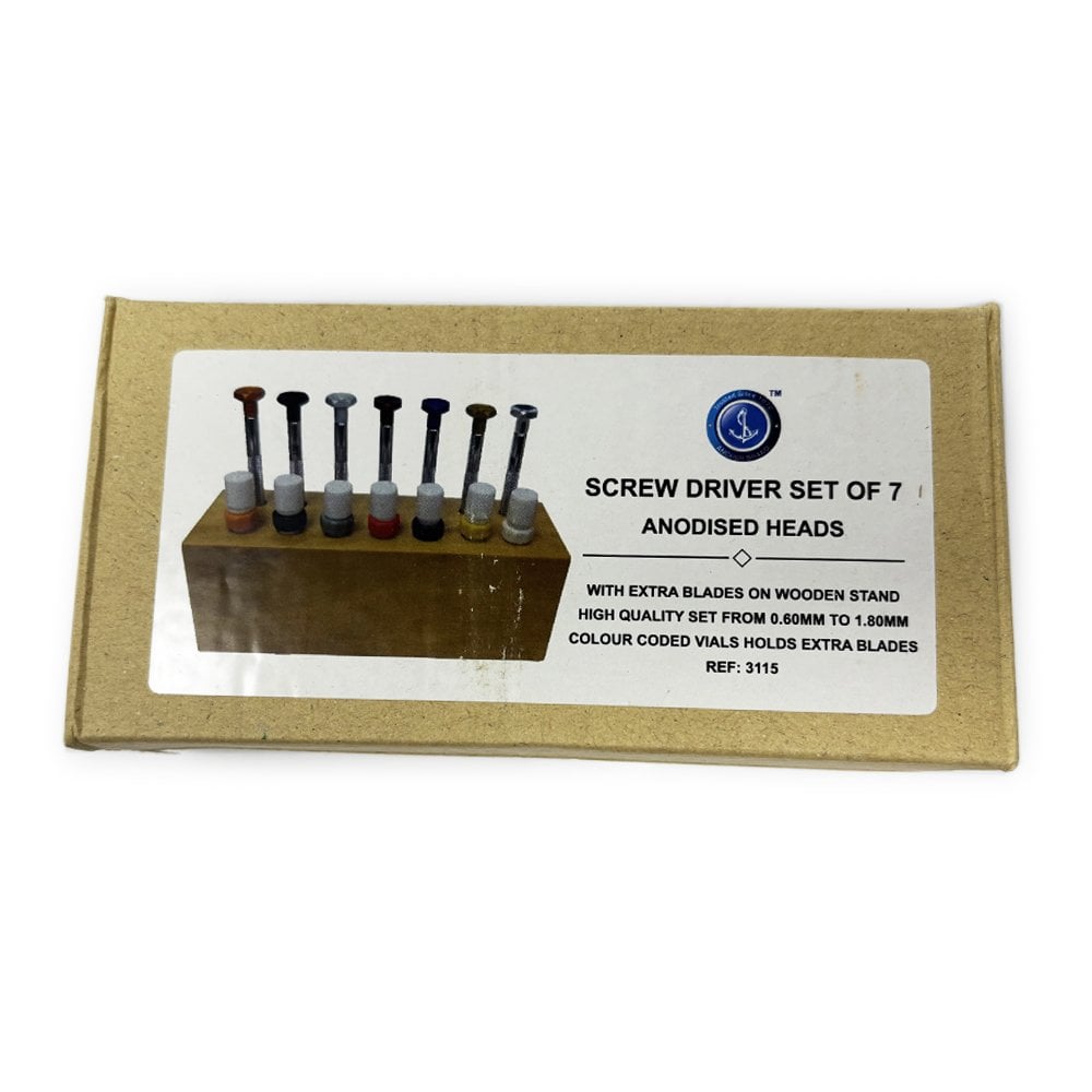 Screwdriver Set of 7 with Spare Blades