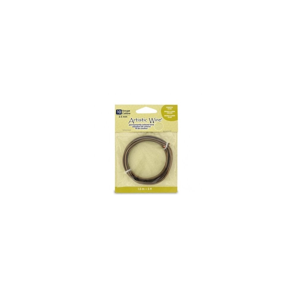 Beadalon Artistic Wire, Antique Brass - Choose Gauge