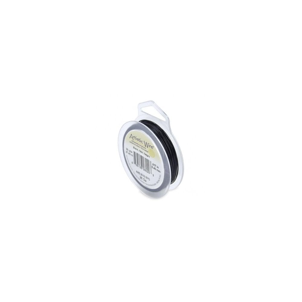 Beadalon Artistic Wire, Black - Choose Gauge