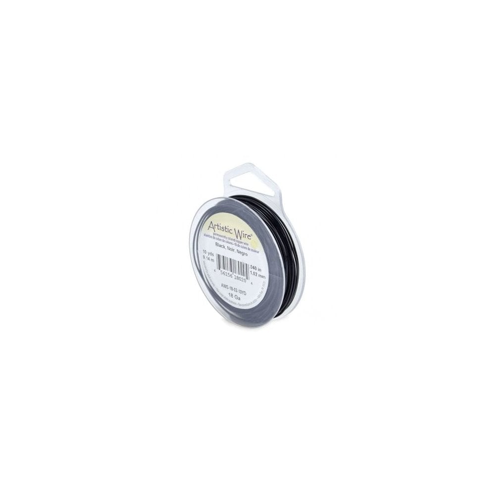Beadalon Artistic Wire, Black - Choose Gauge