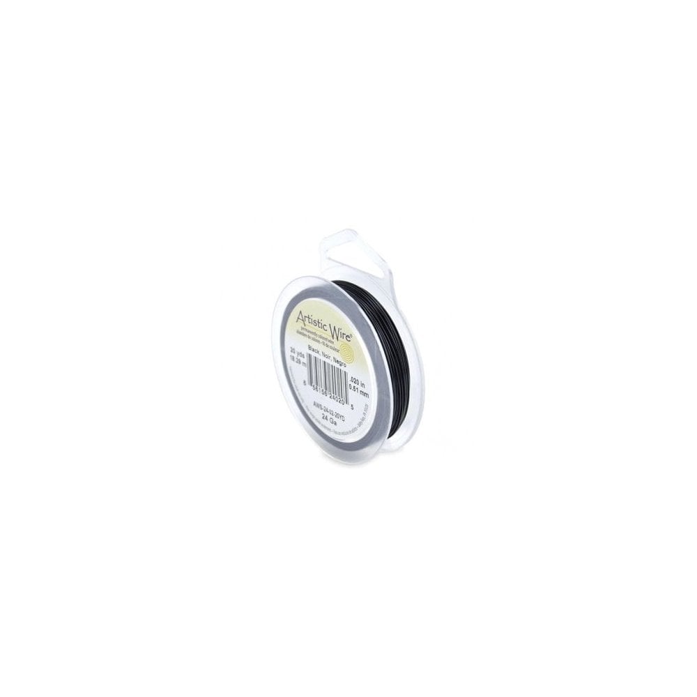 Beadalon Artistic Wire, Black - Choose Gauge