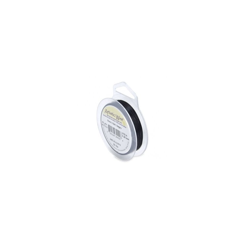 Beadalon Artistic Wire, Black - Choose Gauge