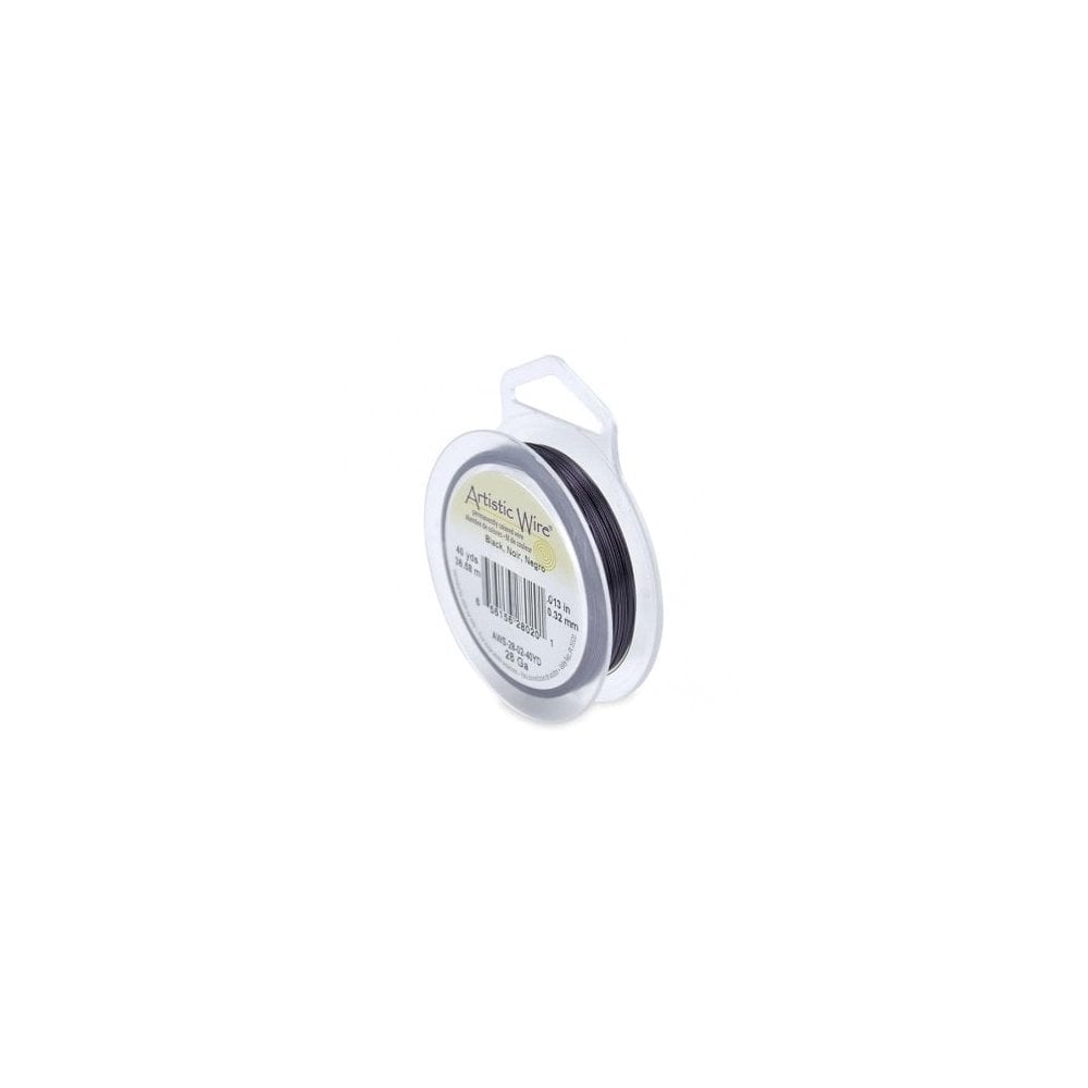 Beadalon Artistic Wire, Black - Choose Gauge