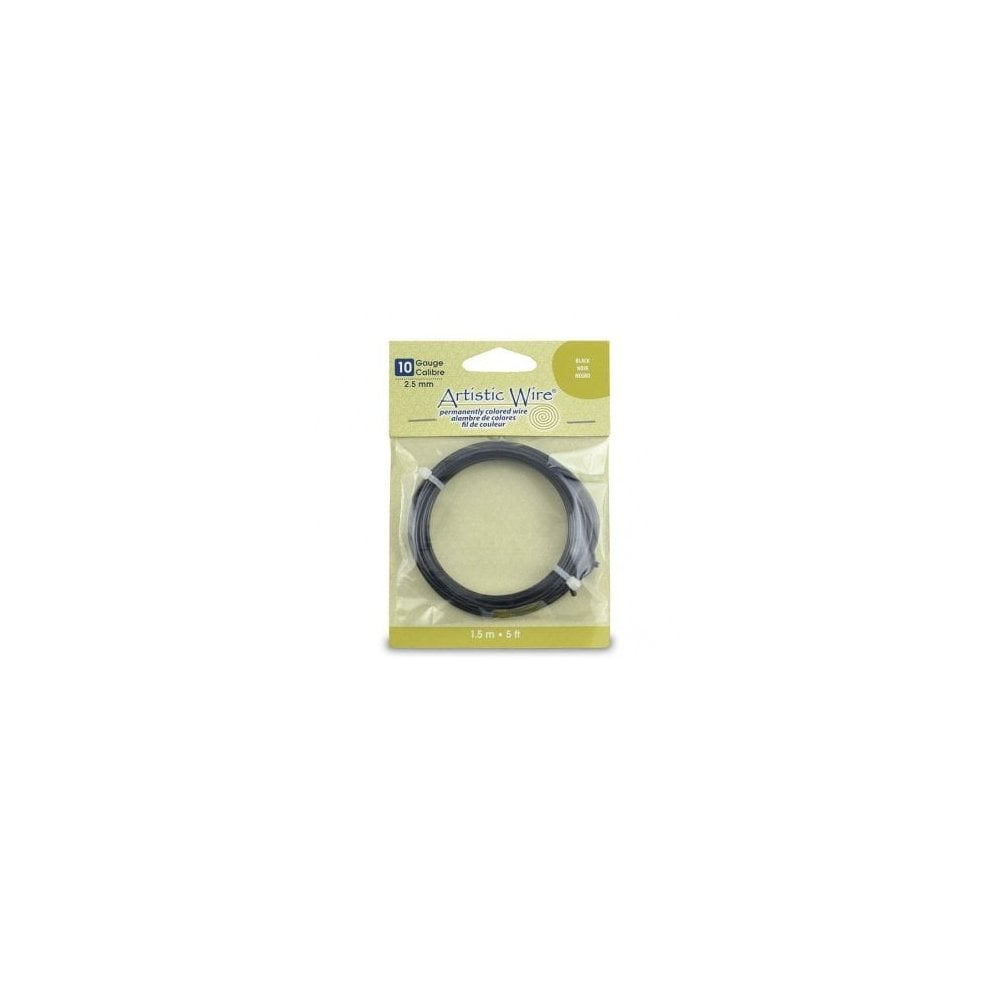 Beadalon Artistic Wire, Black - Choose Gauge