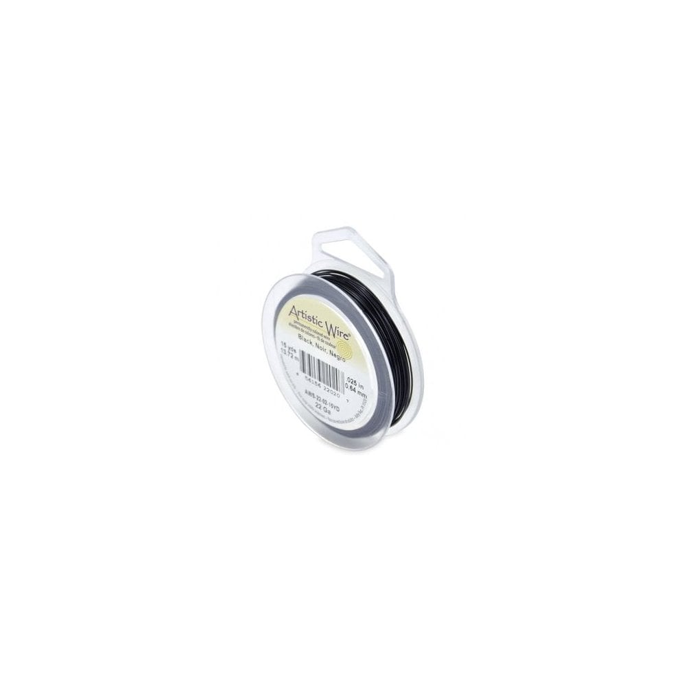 Beadalon Artistic Wire, Black - Choose Gauge