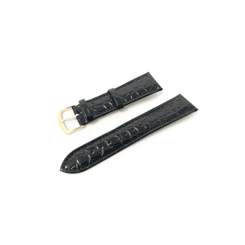 Hadley Roma Crocodile Grain Leather Watch Strap - Choose Size & Colour