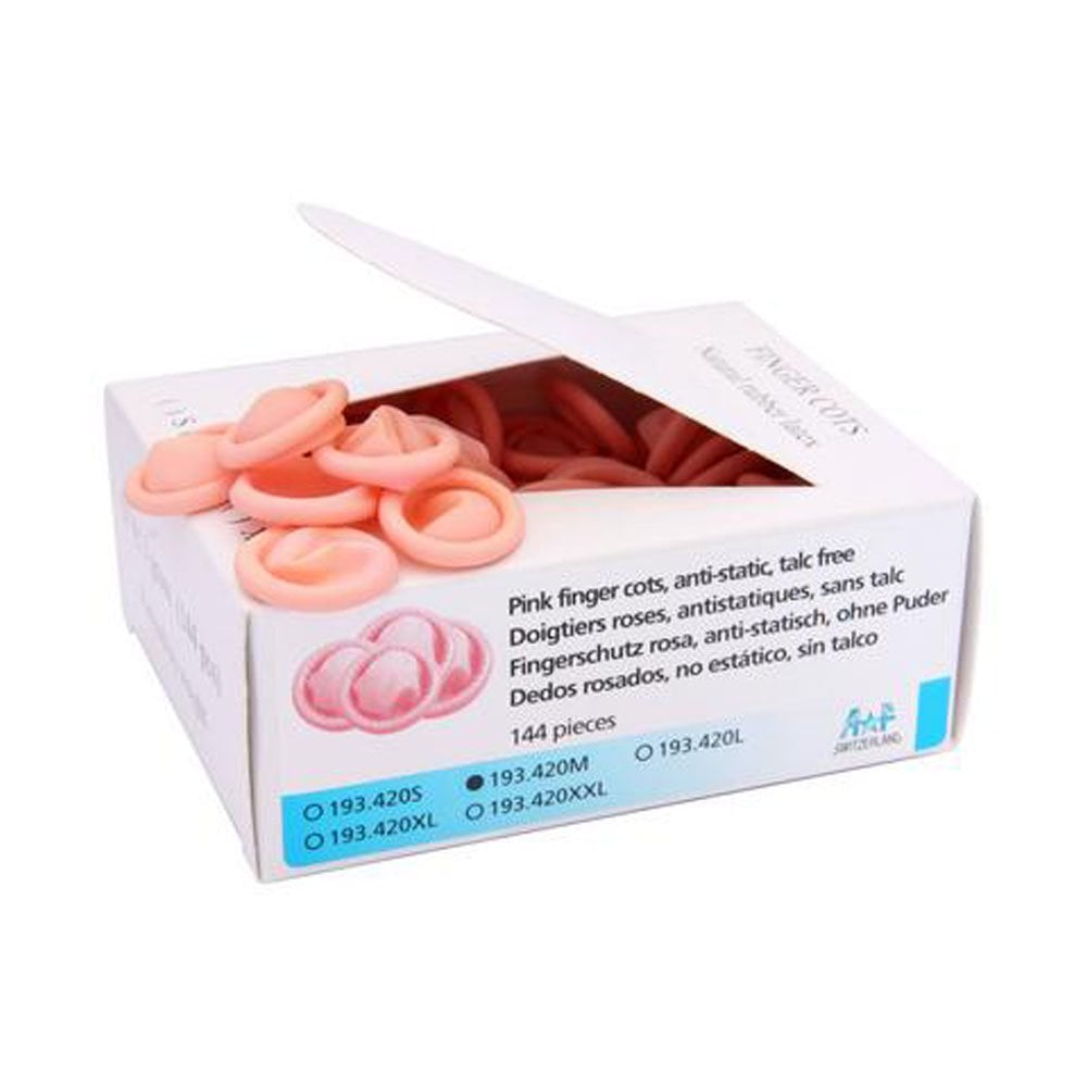 Latex Finger Protectors Box of 144 - Choose Size