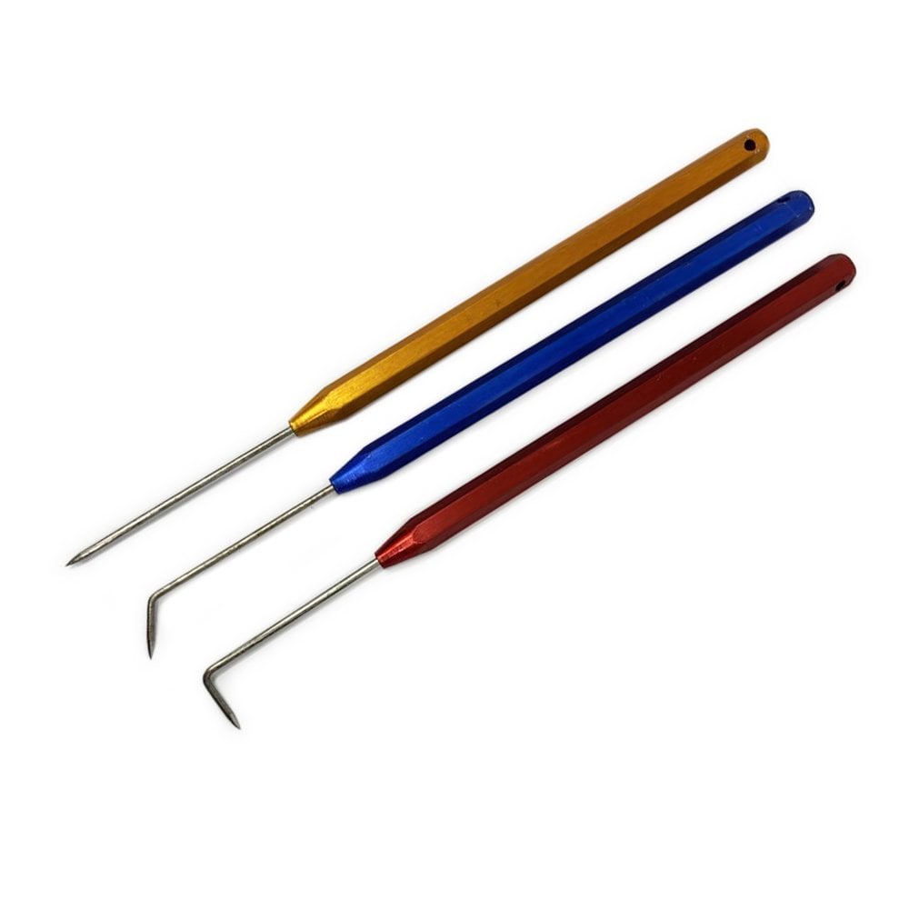 Titanium Solder Picks Set of 3 - Angled