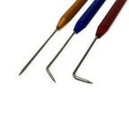 Titanium Solder Picks Set of 3 - Angled