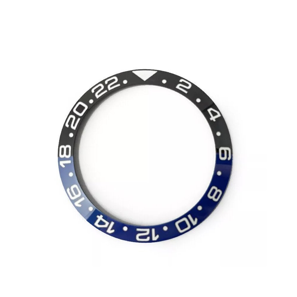 Rolex Bezel Insert for 315-116710 Blue & Black with White Text