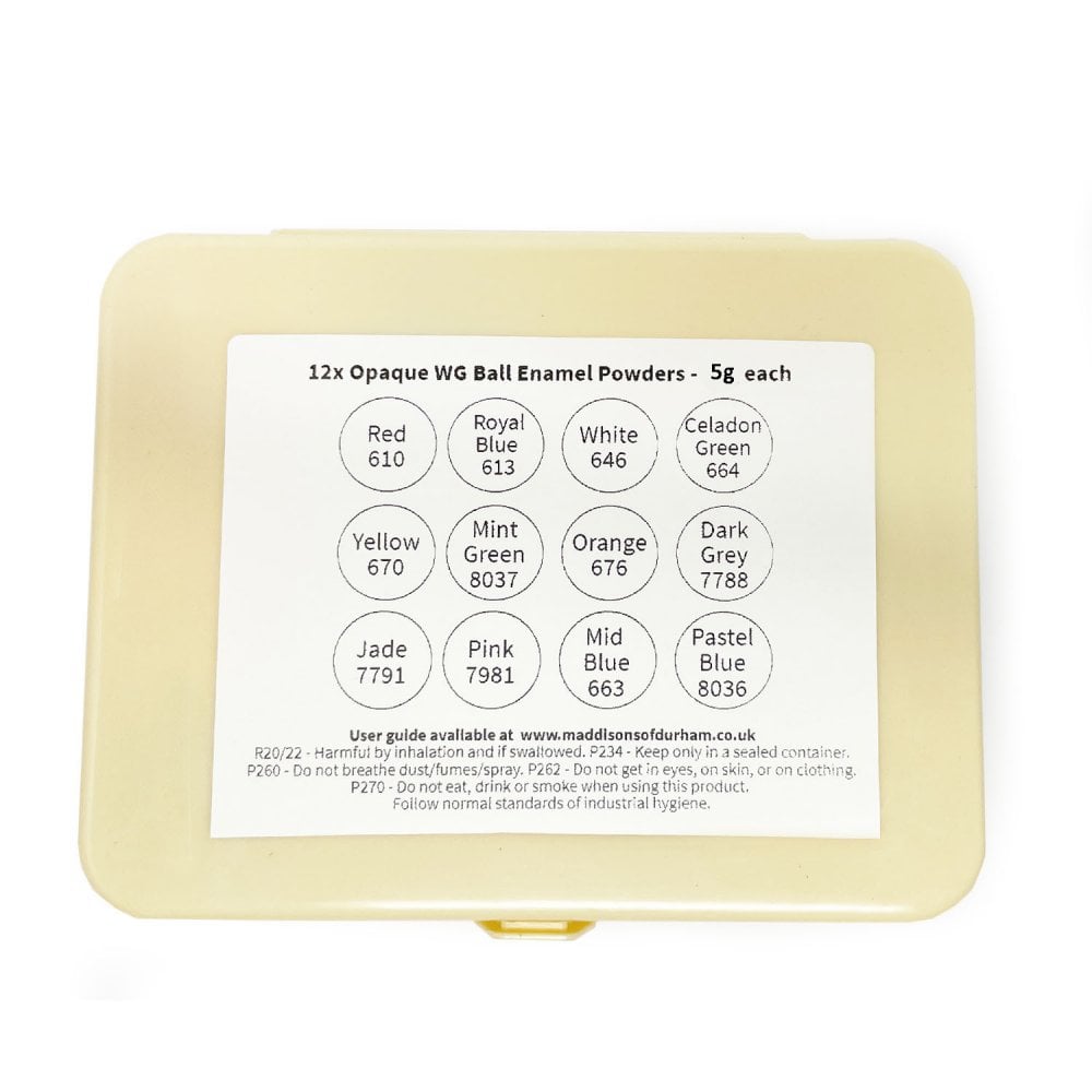 Opaque Enamel Powder - Sample Set of 12