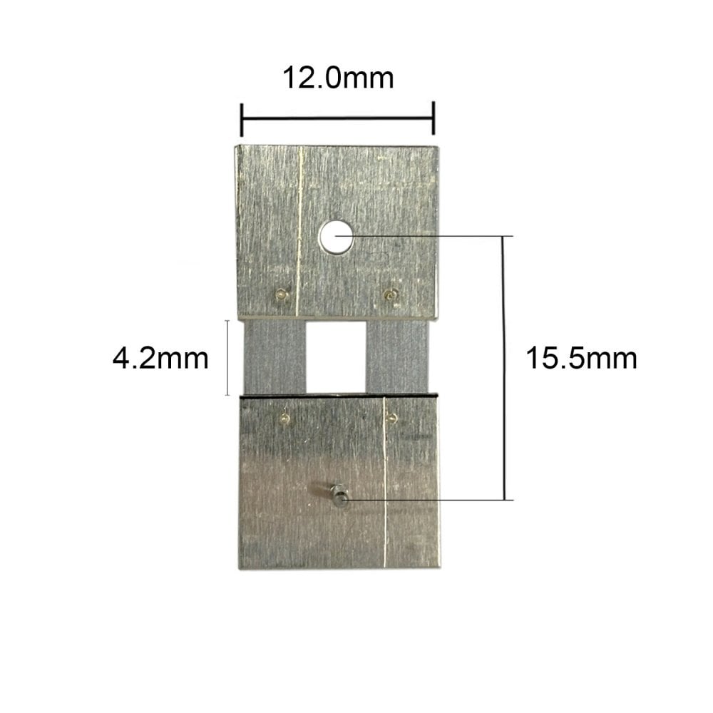 German & English Clock Suspension 15.5mm x 12.0mm x 4.2mm