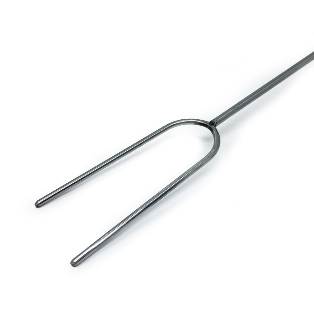 Firing Fork with Wooden Handle