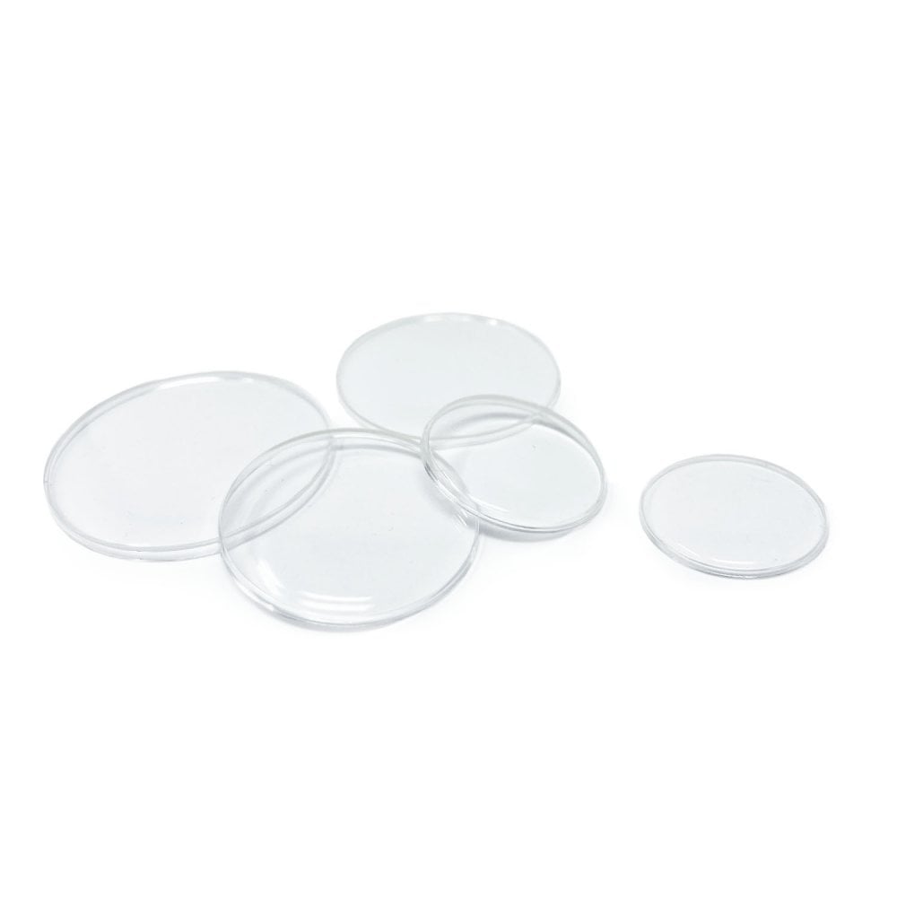 Domed Plastic Watch Glass Replacement 19mm - 30mm Range