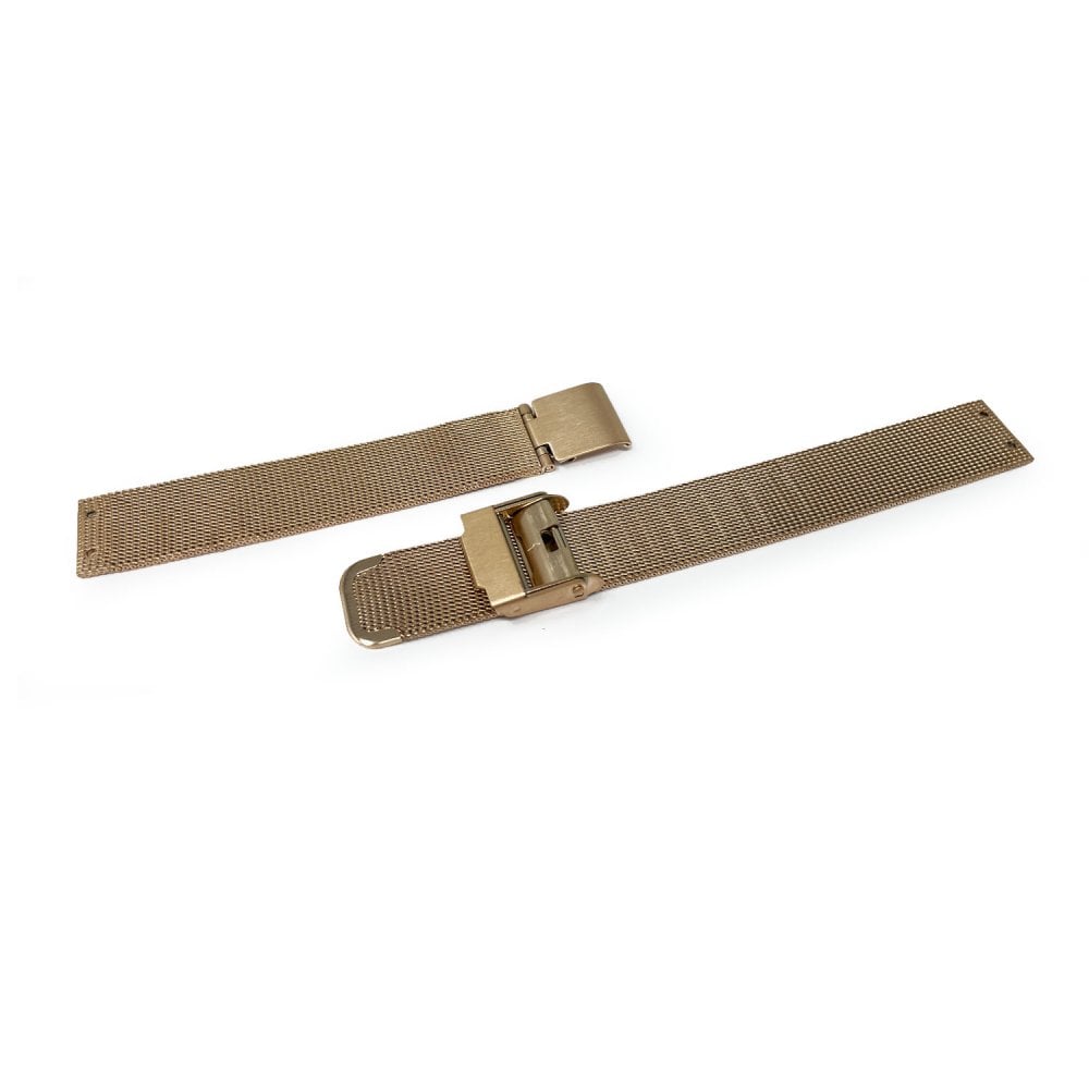Skagen Style Fine Mesh Bracelet 14mm, Rose Gold