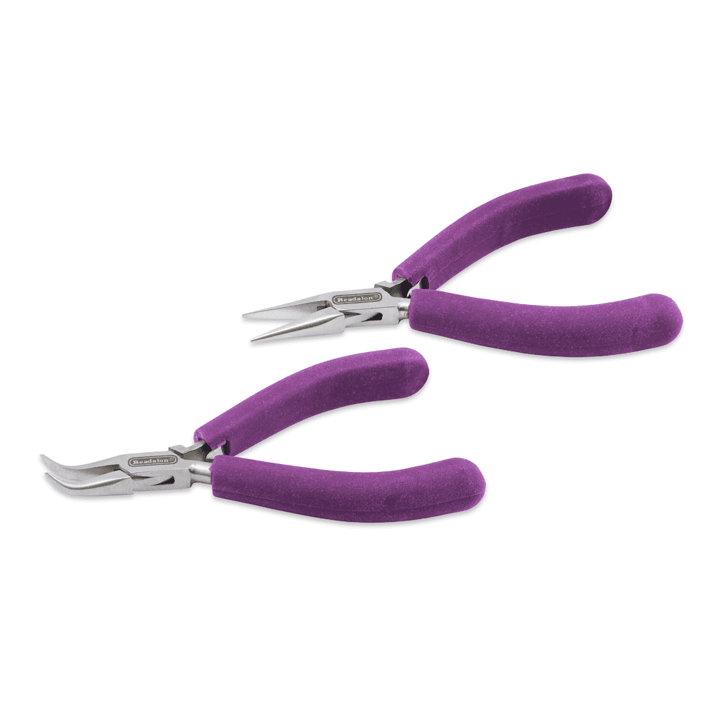Beadalon Chain Nose & Bent Chain Nose Plier Set