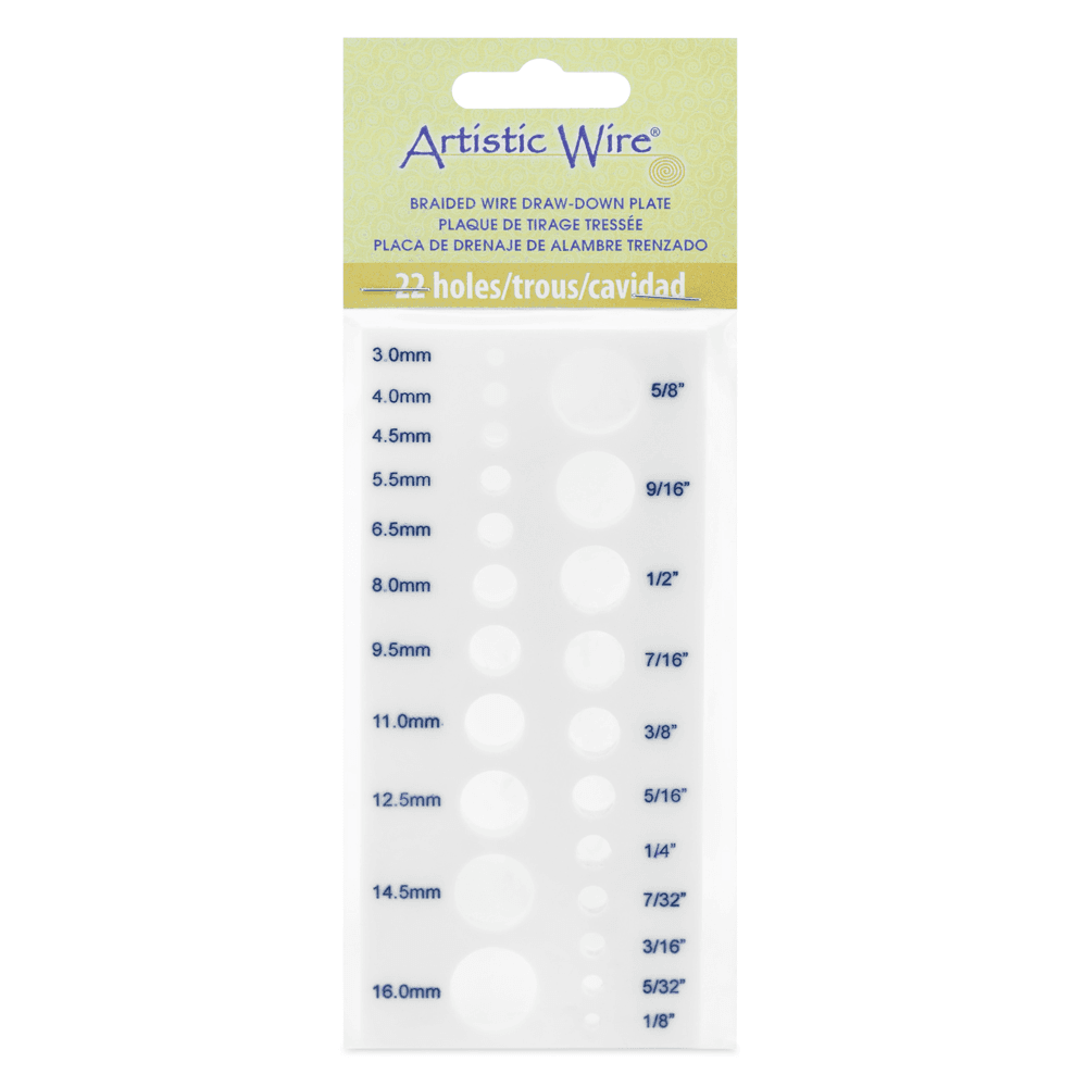 Beadalon Draw Plate - 22 Holes