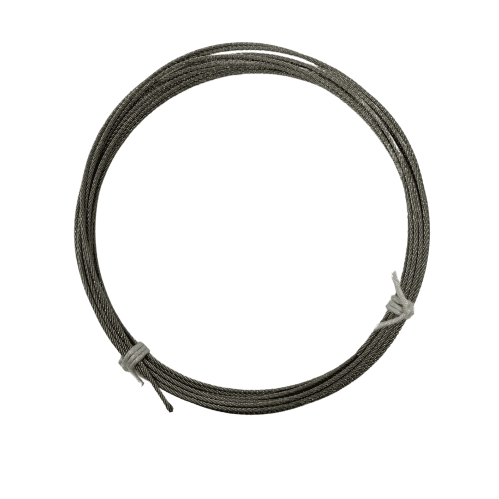 Stainless Steel Clock Line, 1.2mm x 12 Feet