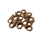 Rose Gold Plated Lobster Clasps Pack of 10 - Choose Size