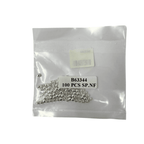 Silver Crimp Beads - Choose Size