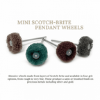Scotch-Brite Mounted Pendant Wheel - Choose Grit