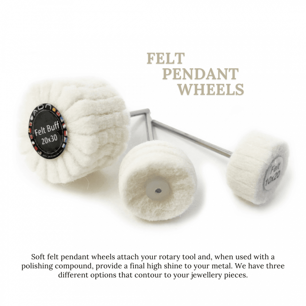 Felt Pendant Wheels - Choose Size