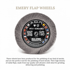 Abrasive Emery Flap Wheels - Choose Grit