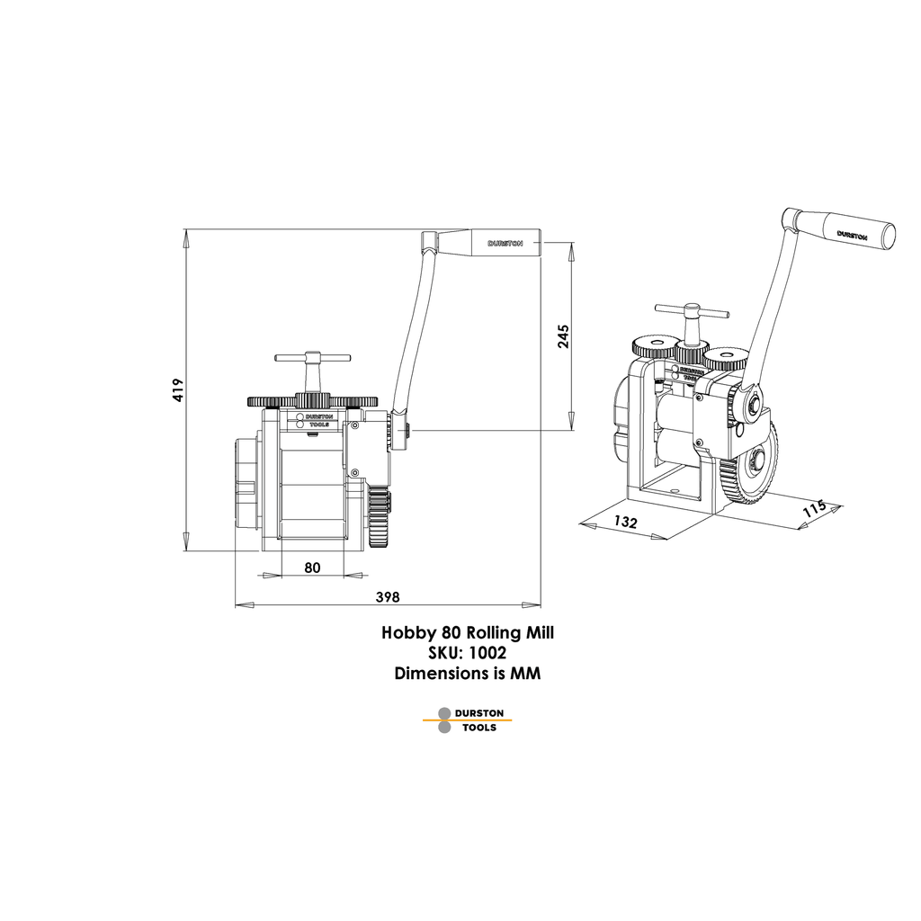 Durston Rolling Mill Hobby 80