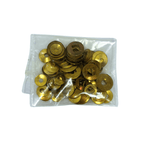 Brass Washers 100pcs for Watches - Round & Square Holes