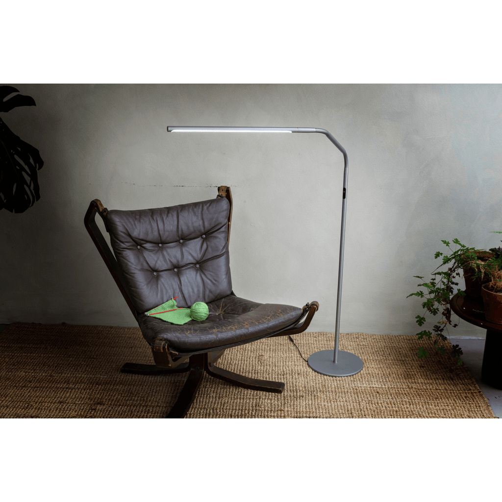 Slimline 4 Floor Lamp Ice Grey