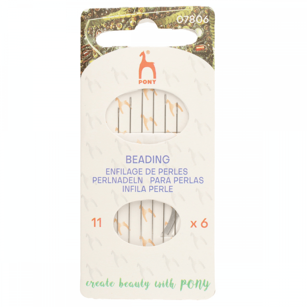 Pony Beading Needles Pack of 6