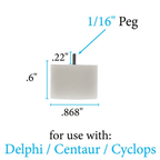 Beadsmith Spiral Maker Peg for Delphi, Cyclops & Centaur Wire Jigs
