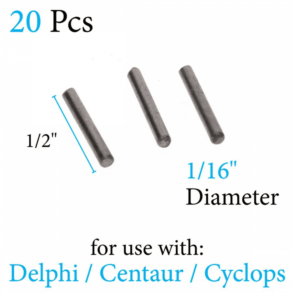 Beadsmith Pins for Delphi, Cyclops and Centuar Wire Jigs 1/2" Long