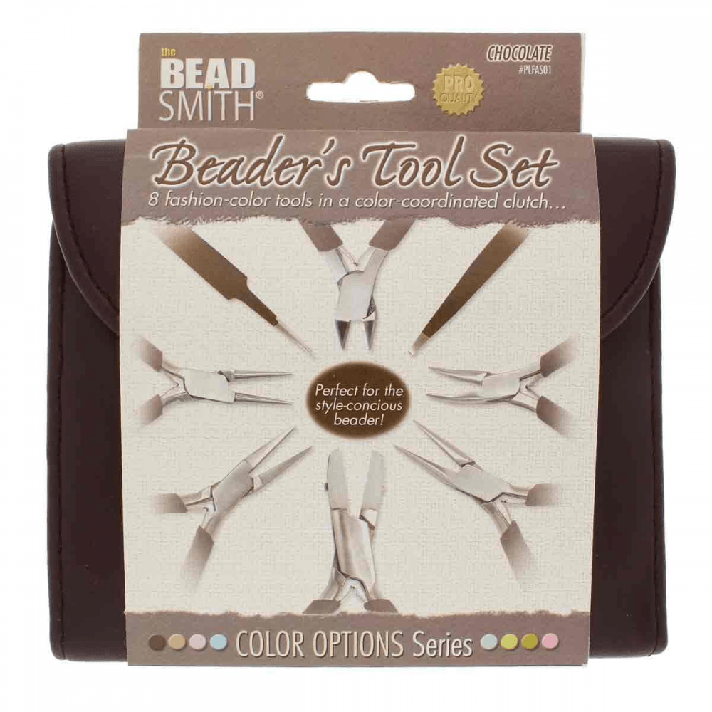 Beadsmith Fashion Colour Plier Set - Chocolate Brown