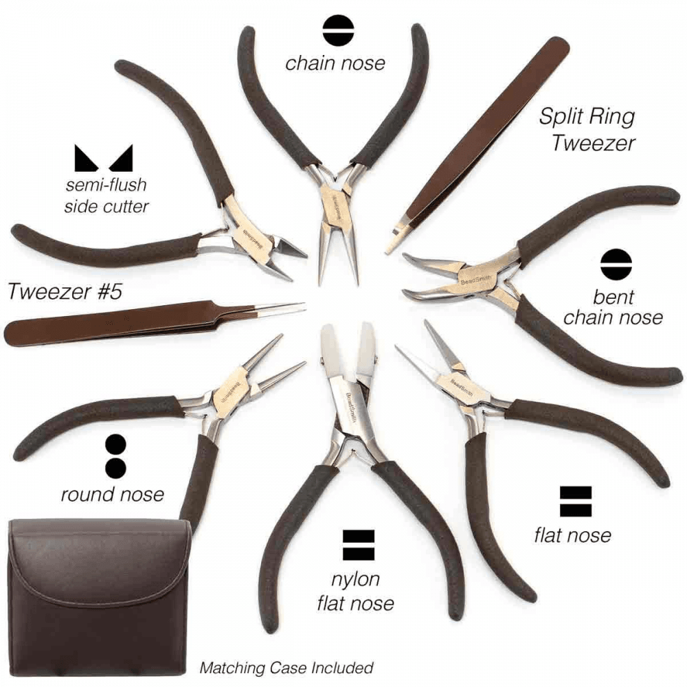 Beadsmith Fashion Colour Plier Set - Chocolate Brown