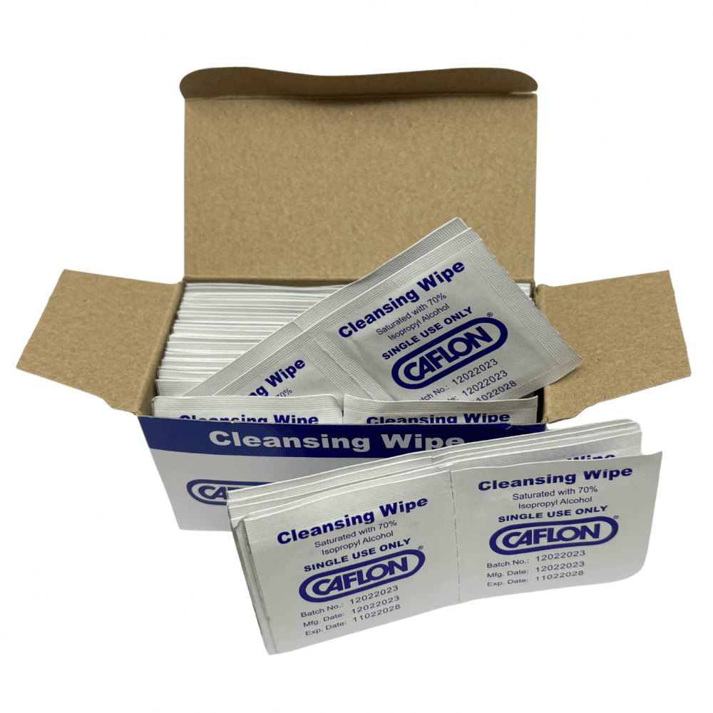 Caflon Antiseptic Cleansing Wipes - Choose Quantity