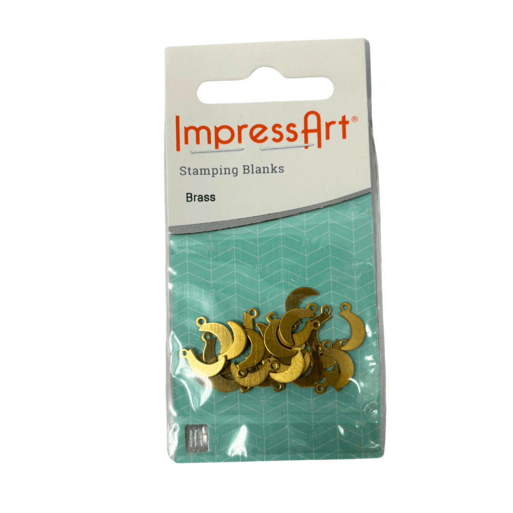 ImpressArt Stamping Blanks - Brass Crescent